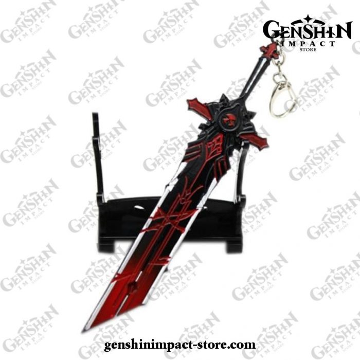 Five-Star Weapon Genshin Impact Cosplay Metal Alloy Keychain A(17Cm)