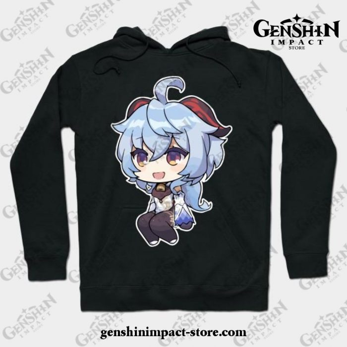 Ganyu [Genshin Impact] Hoodie Black / S