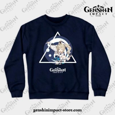 Genshin Impact - Barbara Crewneck Sweatshirt Navy Blue / S