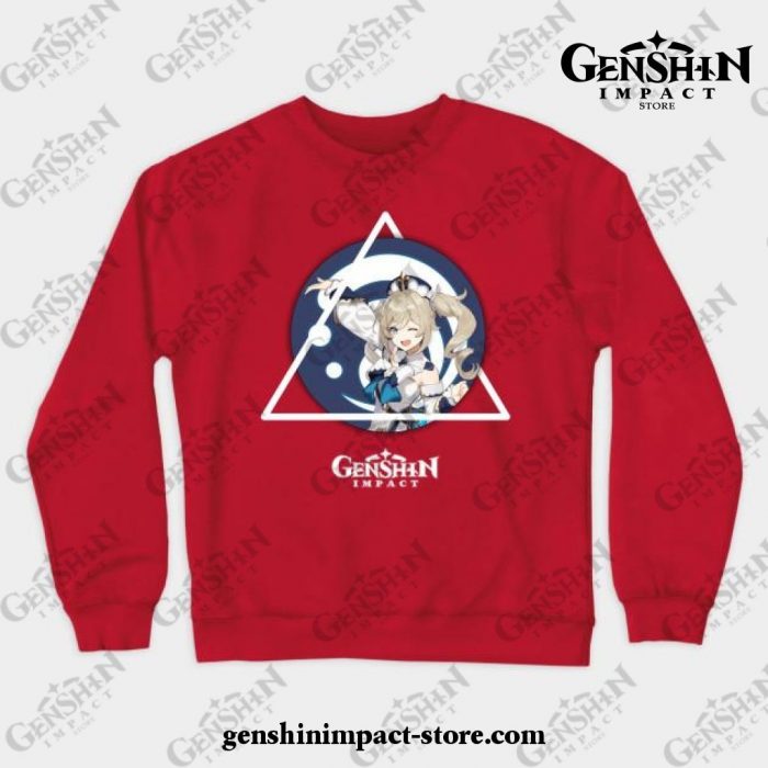 Genshin Impact - Barbara Crewneck Sweatshirt Red / S