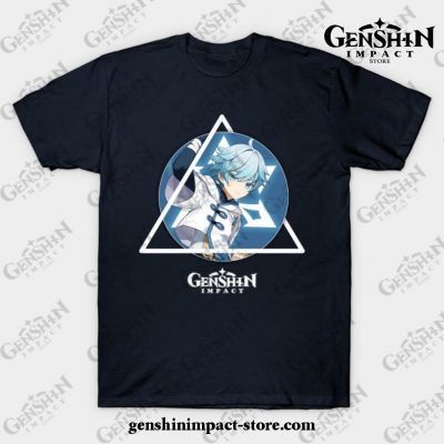 Genshin Impact - Chongyun T-Shirt Navy Blue / S