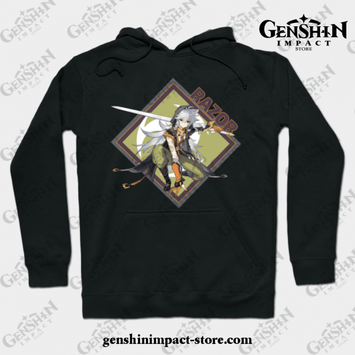 Genshin Impact Collection - Razor Hoodie Black / S