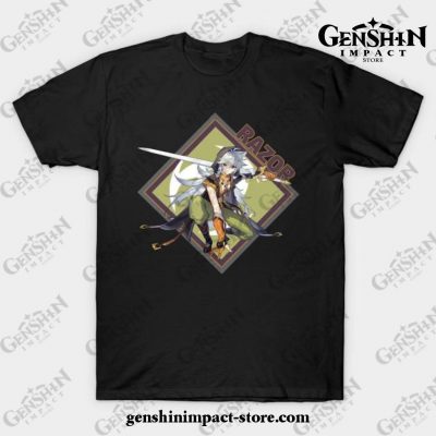 Genshin Impact Collection - Razor T-Shirt Black / S