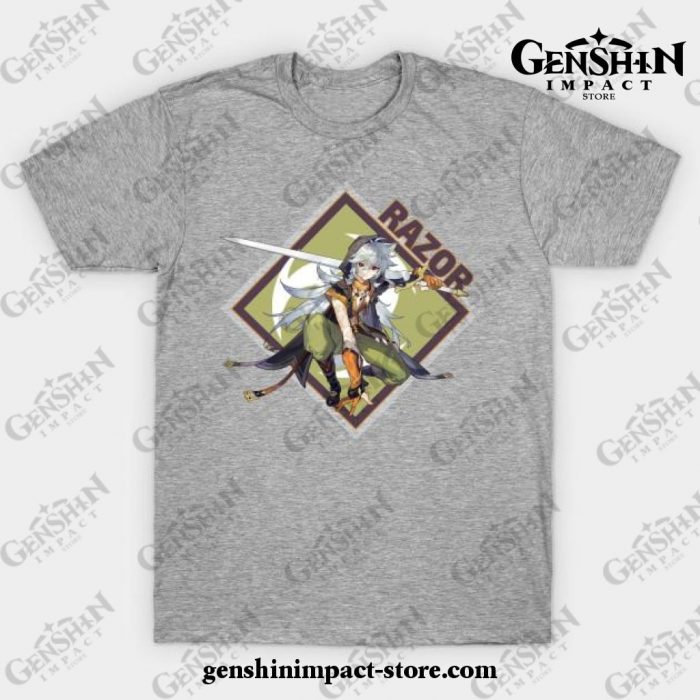 Genshin Impact Collection - Razor T-Shirt Gray / S