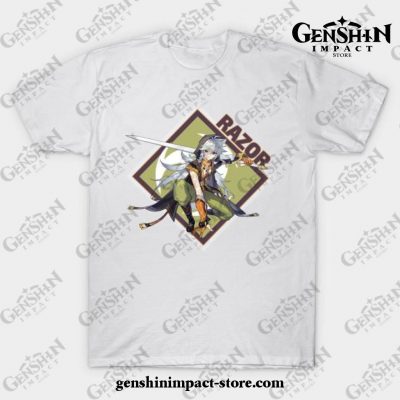 Genshin Impact Collection - Razor T-Shirt White / S