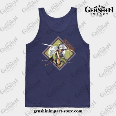 Genshin Impact Collection - Razor Tank Top Navy Blue / S