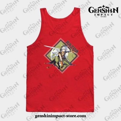 Genshin Impact Collection - Razor Tank Top Red / S