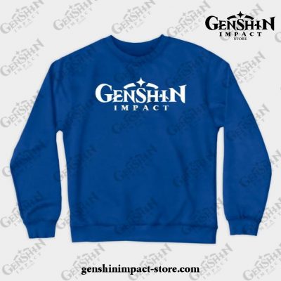 Genshin Impact Crewneck Sweatshirt Blue / S