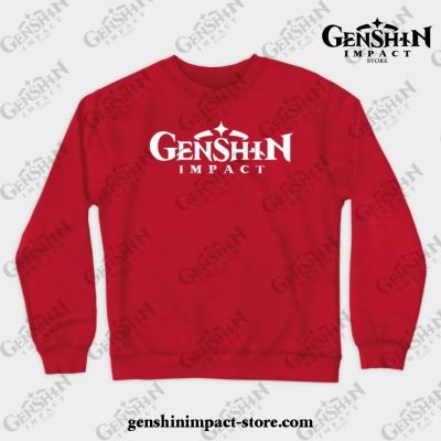 Genshin Impact Crewneck Sweatshirt Red / S