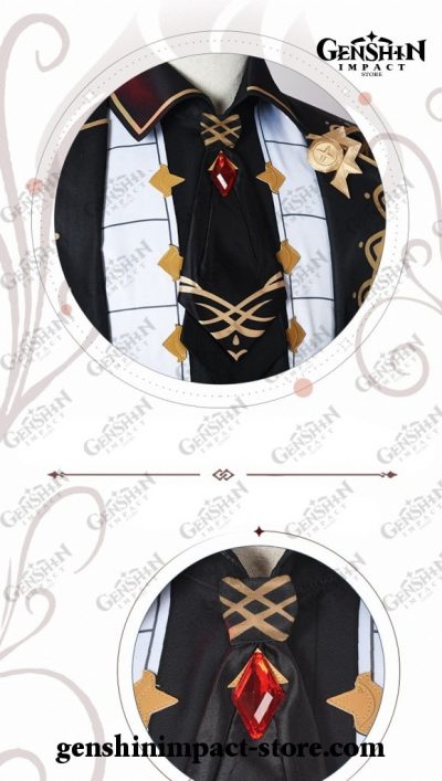Genshin Impact Diluc Cosplay Costume Uniform Outfit