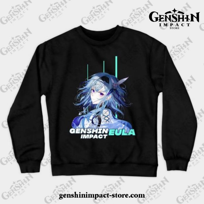 Genshin Impact - Eula Crewneck Sweatshirt Black / S