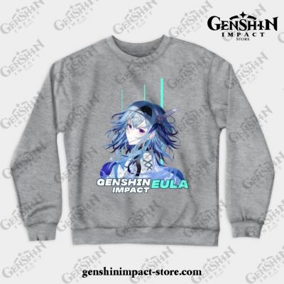 Genshin Impact - Eula Crewneck Sweatshirt Gray / S