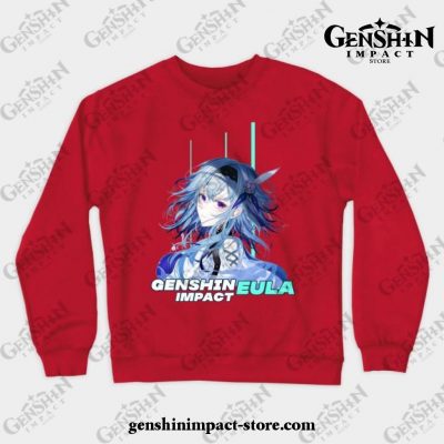 Genshin Impact - Eula Crewneck Sweatshirt Red / S