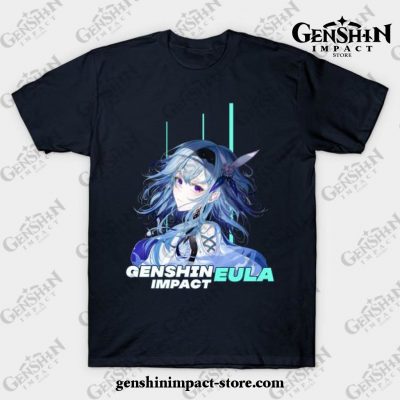 Genshin Impact - Eula T-Shirt Navy Blue / S