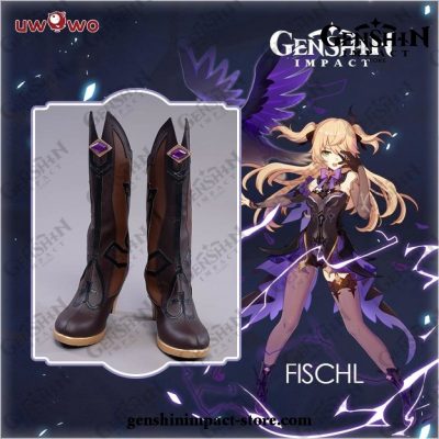 Genshin Impact Fischl Cosplay Shoes
