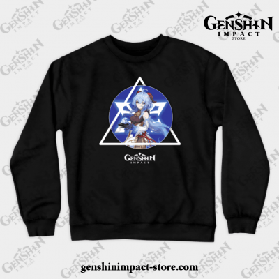 Genshin Impact - Ganyu Crewneck Sweatshirt Black / S