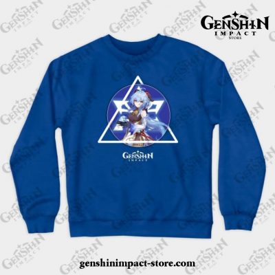 Genshin Impact - Ganyu Crewneck Sweatshirt Blue / S