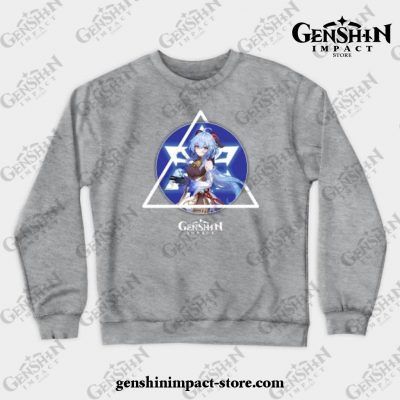 Genshin Impact - Ganyu Crewneck Sweatshirt Gray / S