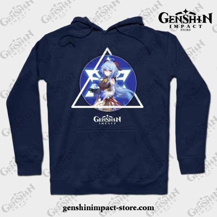 Genshin Impact - Ganyu Hoodie Navy Blue / S