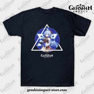 Genshin Impact - Ganyu T-Shirt Navy Blue / S