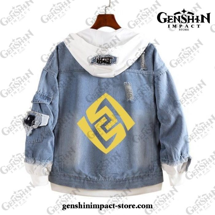 Genshin Impact Geo Vision Demin Jacket Style 1 / S