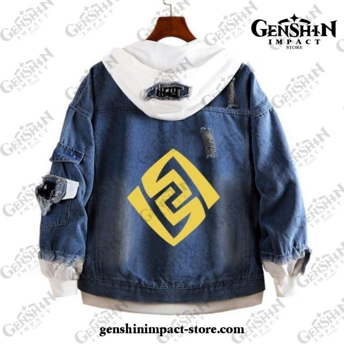 Genshin Impact Geo Vision Demin Jacket Style 2 / S