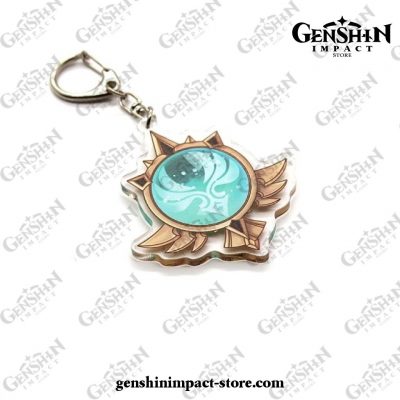 Genshin Impact Gods Eye Element Vision Acrylic Keychain Anemo 1