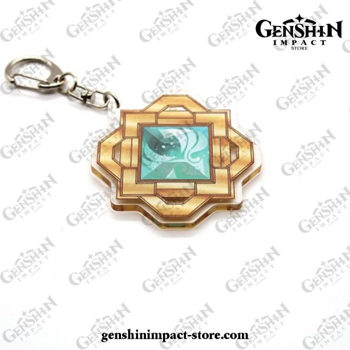 Genshin Impact Gods Eye Element Vision Acrylic Keychain Anemo 2