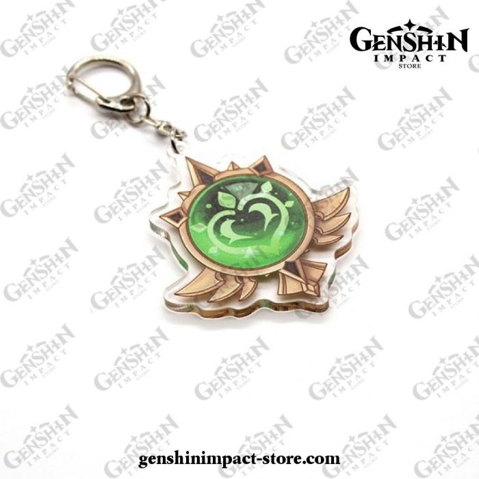 Genshin Impact Gods Eye Element Vision Acrylic Keychain Dendro 1