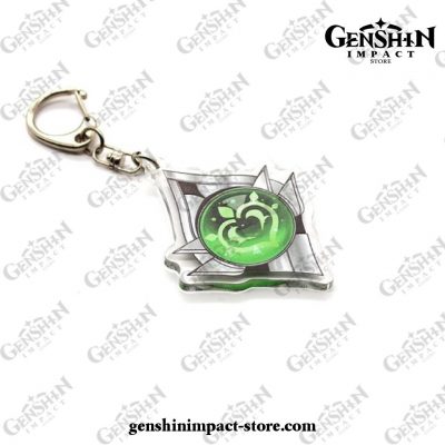 Genshin Impact Gods Eye Element Vision Acrylic Keychain Dendro 3