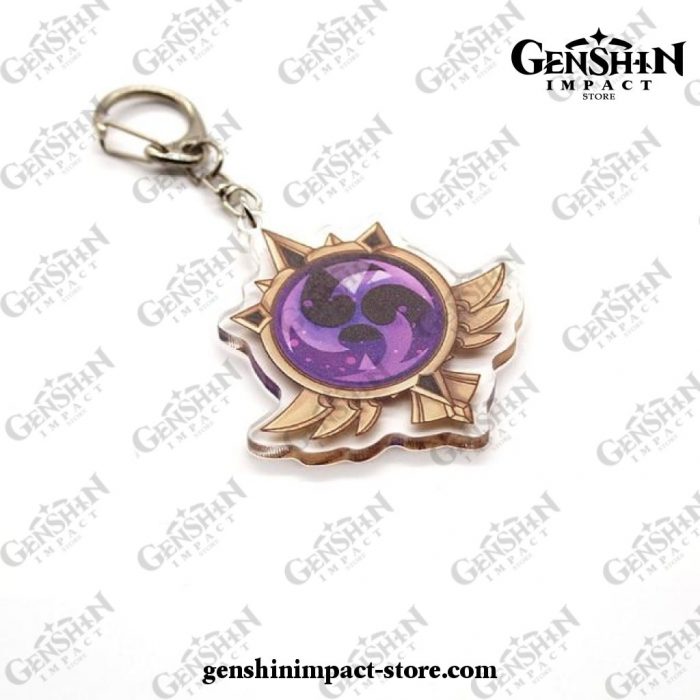 Genshin Impact Gods Eye Element Vision Acrylic Keychain Electro 1