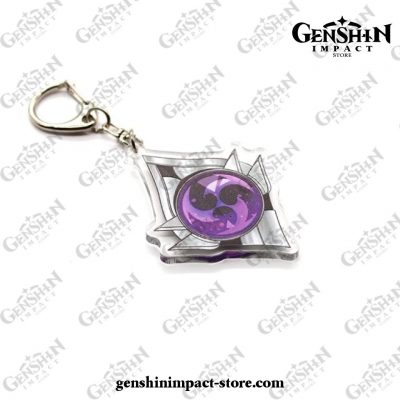 Genshin Impact Gods Eye Element Vision Acrylic Keychain Electro 3
