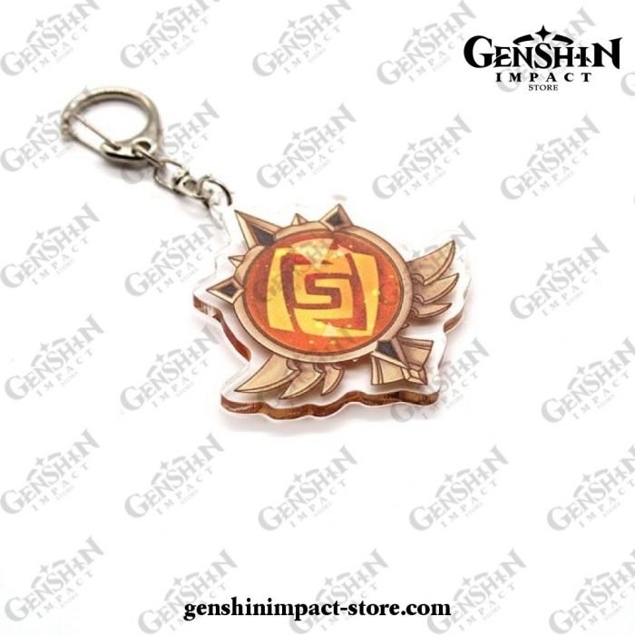 Genshin Impact Gods Eye Element Vision Acrylic Keychain Geo 1