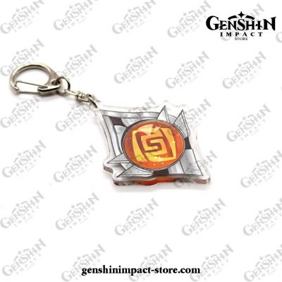 Genshin Impact Gods Eye Element Vision Acrylic Keychain Geo 3