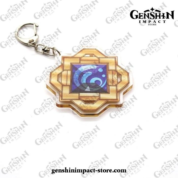 Genshin Impact Gods Eye Element Vision Acrylic Keychain Hydro 2