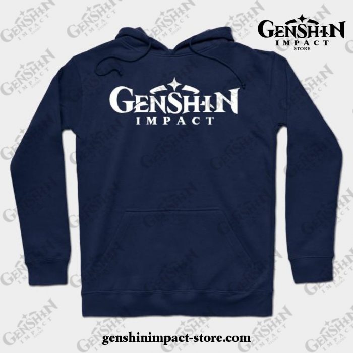 Genshin Impact Hoodie Navy Blue / S