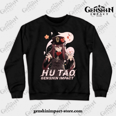 Genshin Impact - Hu Tao 2 Crewneck Sweatshirt Black / S