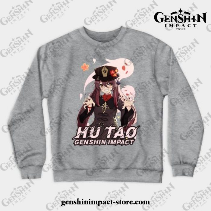 Genshin Impact - Hu Tao 2 Crewneck Sweatshirt Gray / S