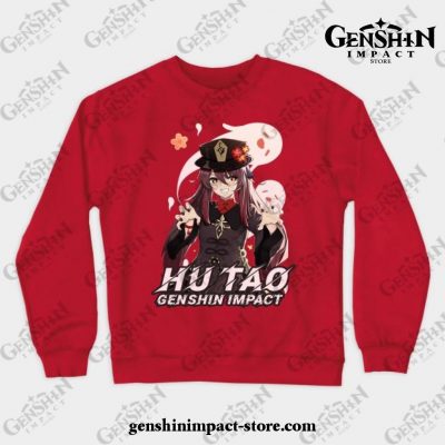 Genshin Impact - Hu Tao 2 Crewneck Sweatshirt Red / S