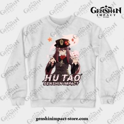Genshin Impact - Hu Tao 2 Crewneck Sweatshirt White / S