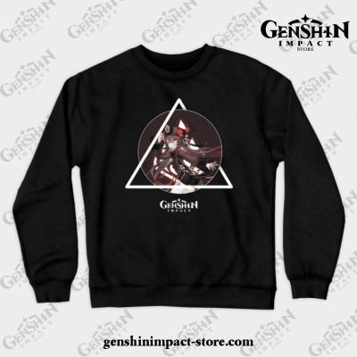 Genshin Impact - Hu Tao 3 Crewneck Sweatshirt Black / S