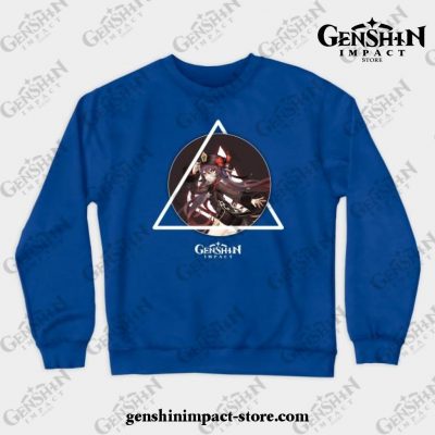 Genshin Impact - Hu Tao 3 Crewneck Sweatshirt Blue / S