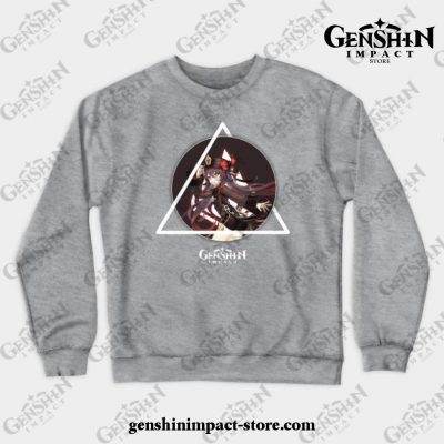 Genshin Impact - Hu Tao 3 Crewneck Sweatshirt Gray / S