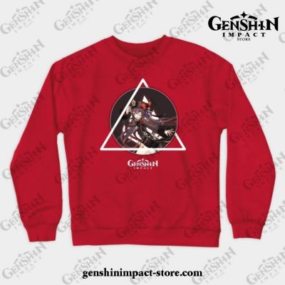 Genshin Impact - Hu Tao 3 Crewneck Sweatshirt Red / S