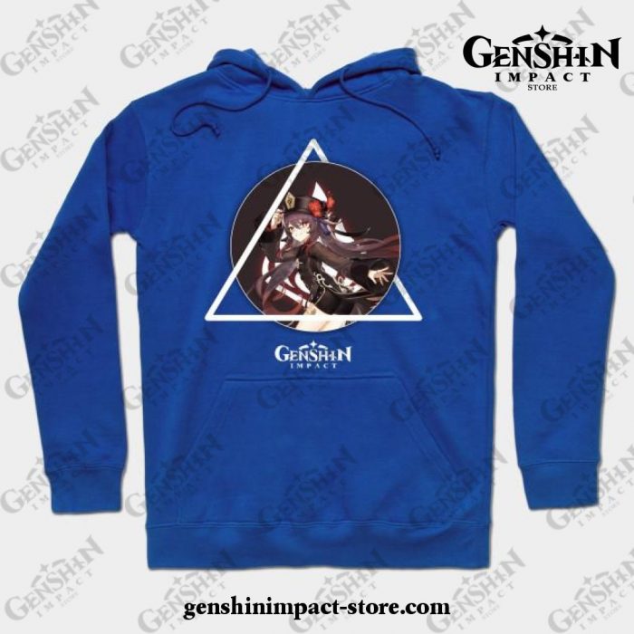 Genshin Impact - Hu Tao 3 Hoodie Blue / S