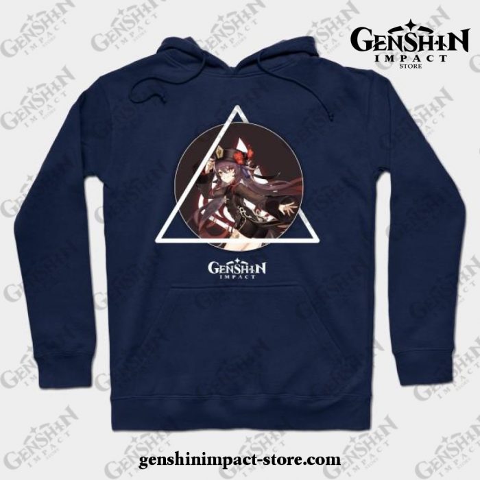 Genshin Impact - Hu Tao 3 Hoodie Navy Blue / S