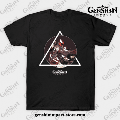 Genshin Impact - Hu Tao 3 T-Shirt Black / S