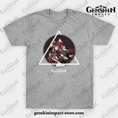 Genshin Impact - Hu Tao 3 T-Shirt Gray / S