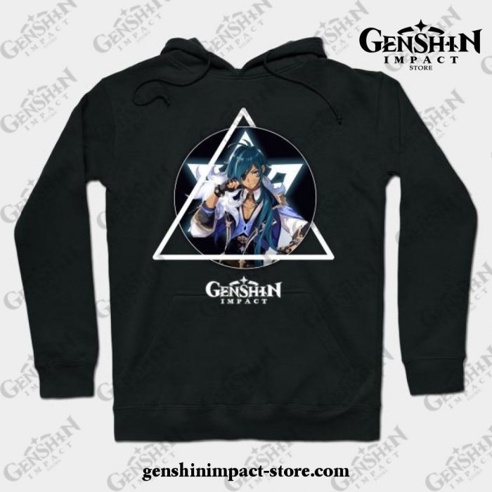 Genshin Impact - Kaeya Hoodie Black / S