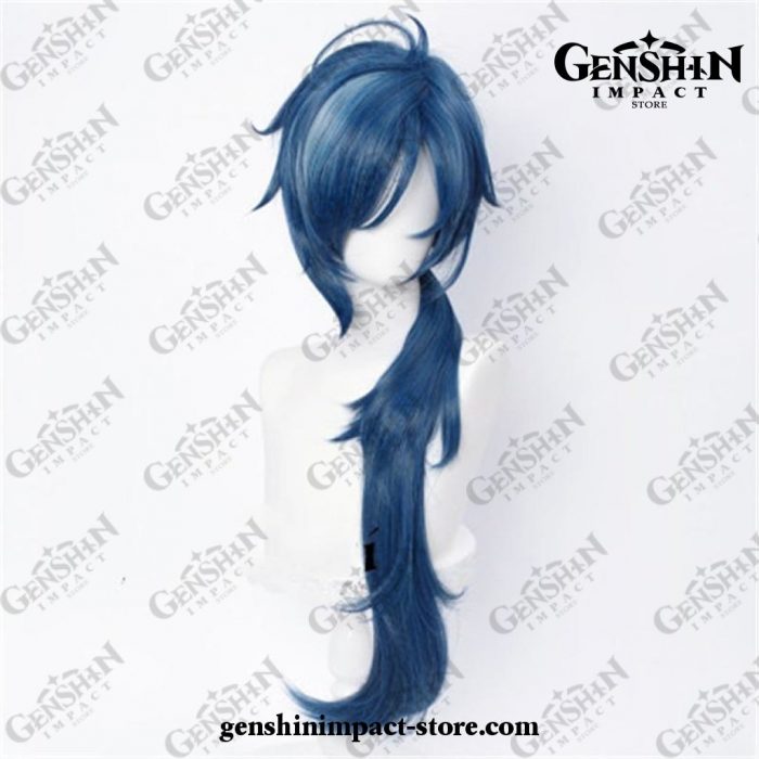 Genshin Impact Kaeya Ink-Blue Wig Cosplay